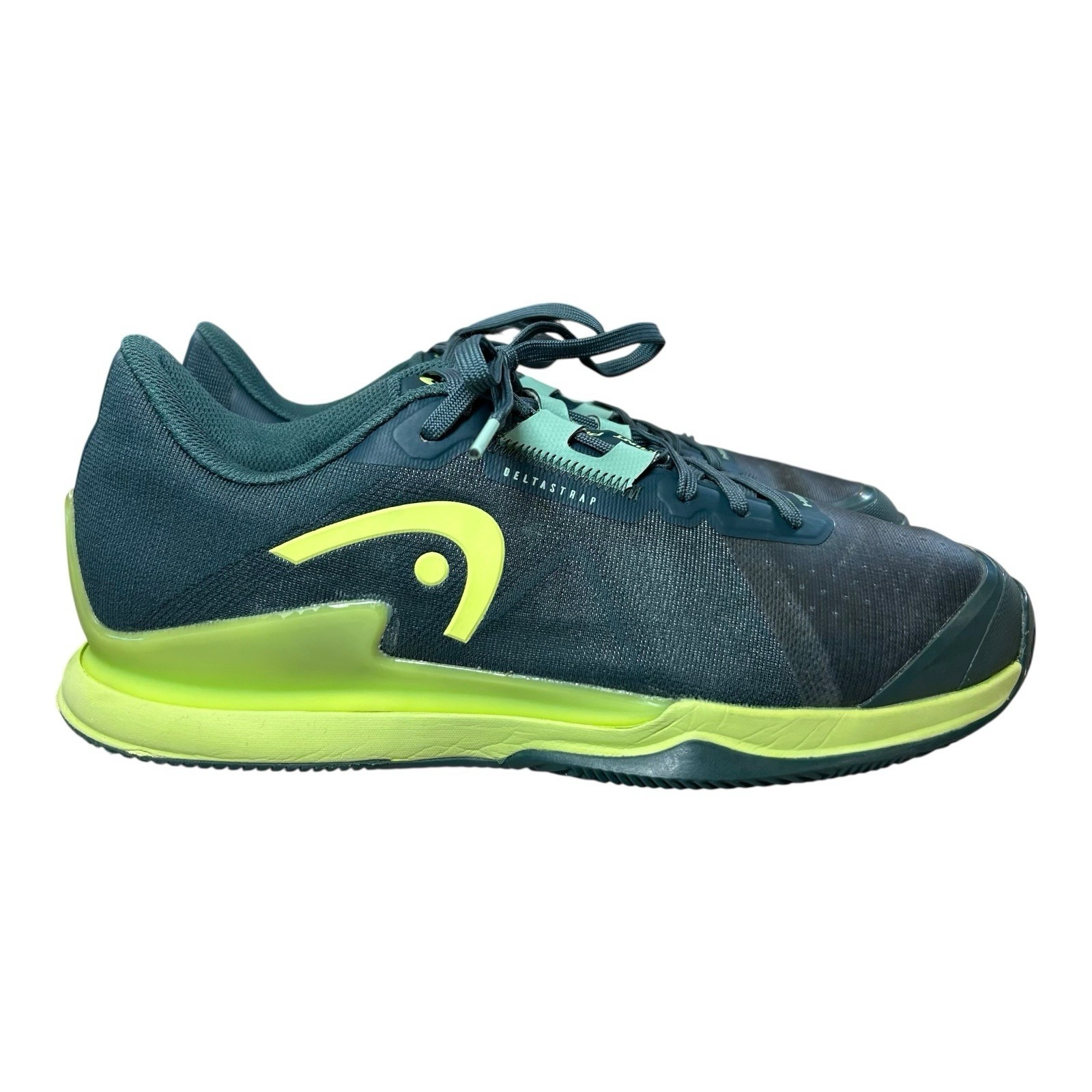 Head Sprint Pro 3.5 Clay Men Green Running Tennis Pickleball Sneakers Size 9.5